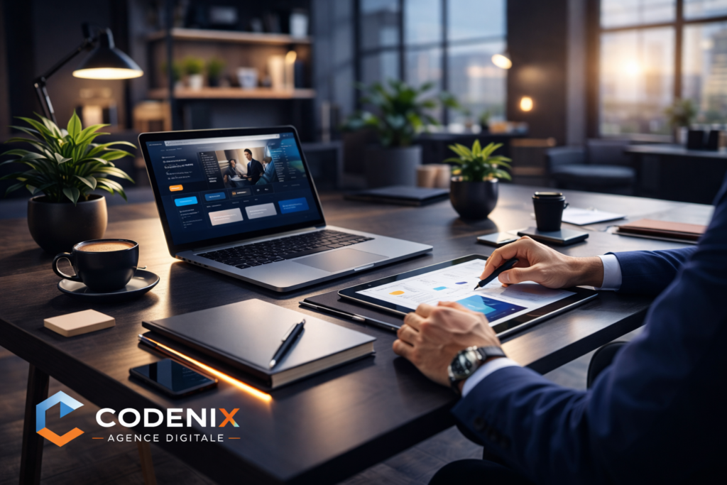 espacio de trabajo moderno y organizado